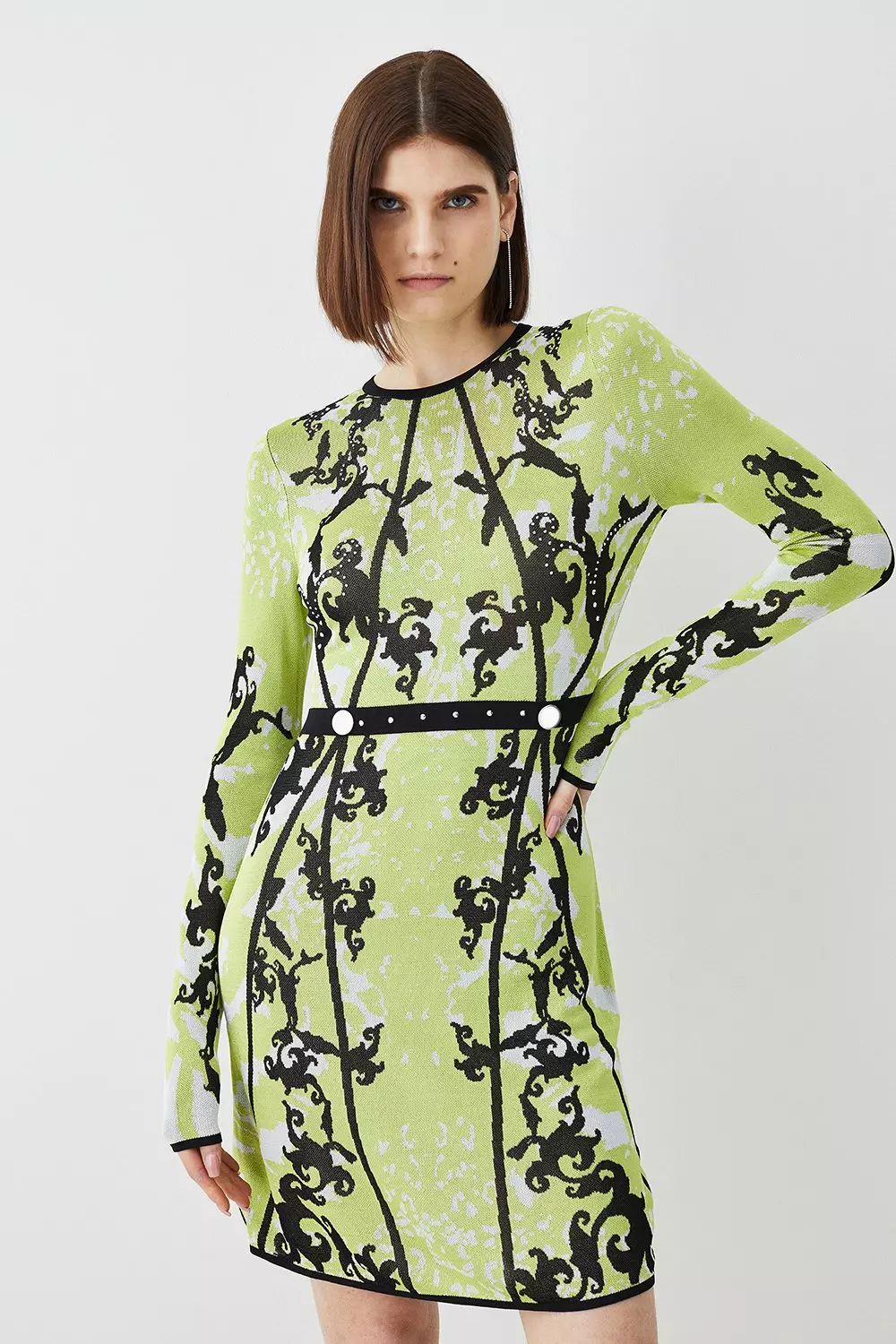 Karen millen embellished knit dress hotsell